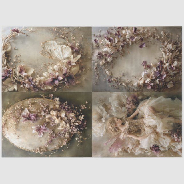 The Circle Fairy Tale & Floral Fantasy  Seidenpapier (Vorderseite)