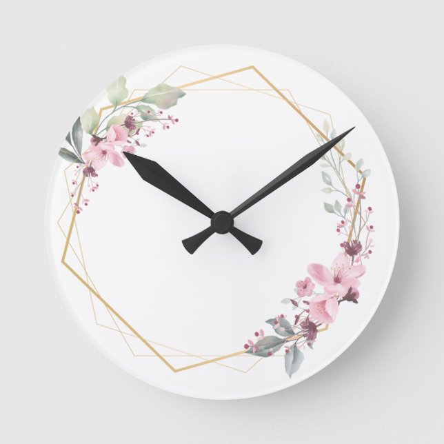 The Circle of Life Runde Wanduhr (Vorderseite)