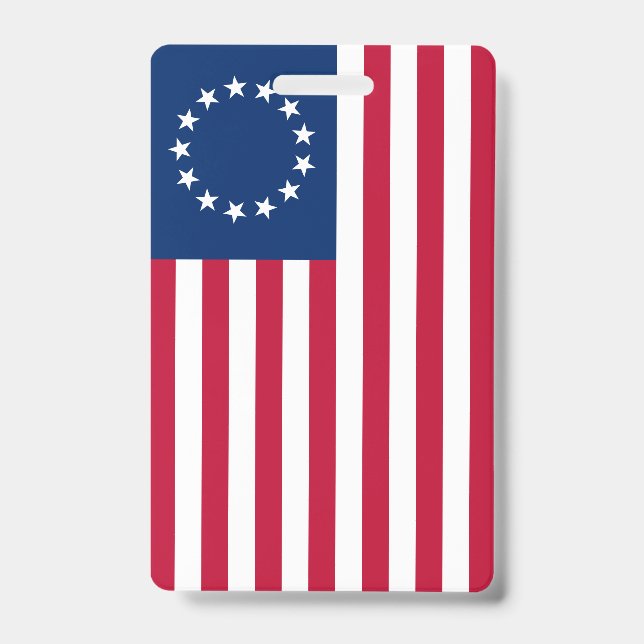 The Circle of Stars, American Flag by Betsy Ross Ausweis (Vorderseite)