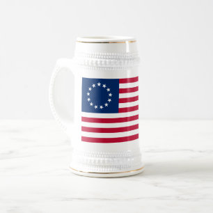 The Circle of Stars, American Flag by Betsy Ross Bierglas