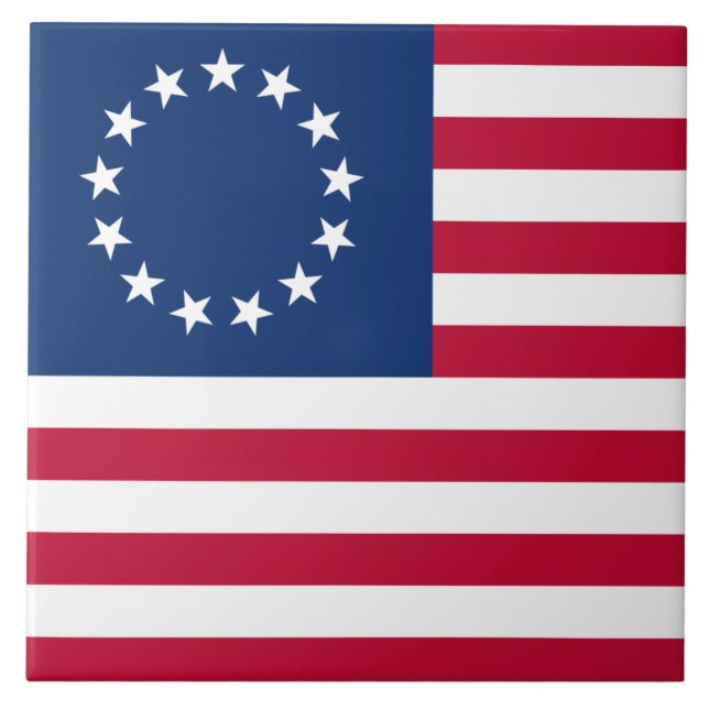 The Circle of Stars, American Flag by Betsy Ross Fliese (Vorderseite)