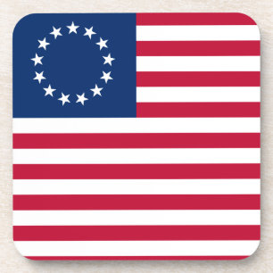 The Circle of Stars, American Flag by Betsy Ross Getränkeuntersetzer
