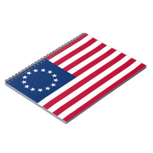 The Circle of Stars, American Flag by Betsy Ross Notizblock