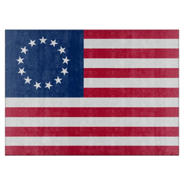 The Circle of Stars, American Flag by Betsy Ross Schneidebrett (Vorderseite)