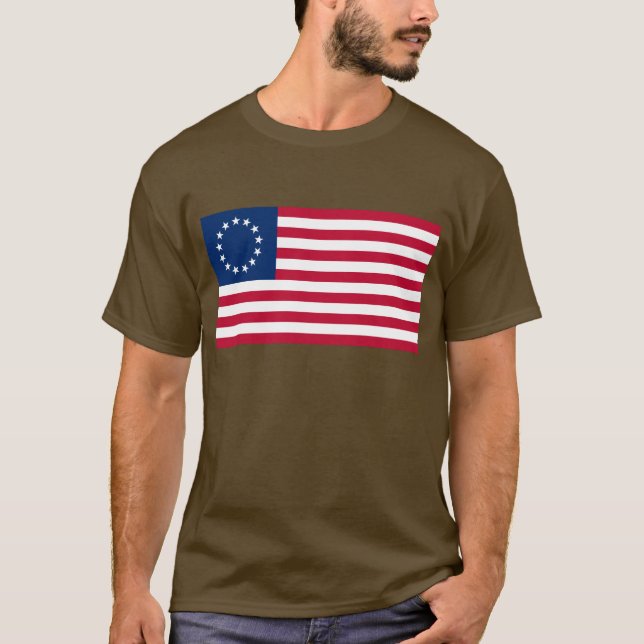 The Circle of Stars, American Flag by Betsy Ross T-Shirt (Vorderseite)