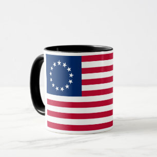 The Circle of Stars, American Flag by Betsy Ross Tasse
