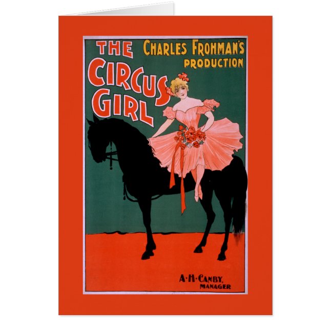 The Circus Girl - Die Frau auf Pferdetheater (Vorne)
