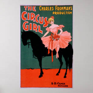 The Circus Girl - Die Frau auf Pferdetheater Poster