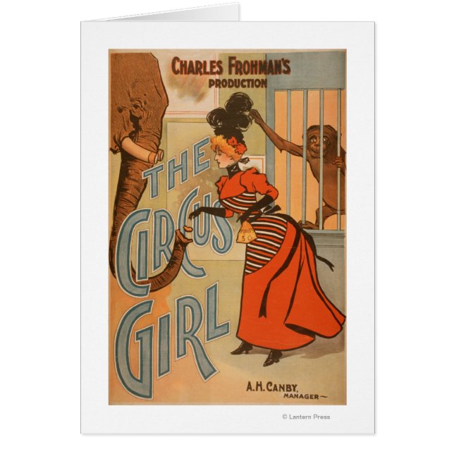 The Circus Girl - Fütternd Elefant und Affe (Vorne)