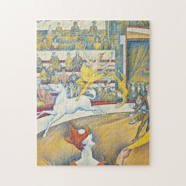 The Circus, Le Cirque, 1891 von Georges Seurat Puzzle (Vertikal)