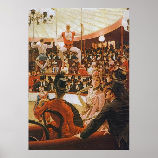The Circus Lover von James Tissot Poster (Vorne)