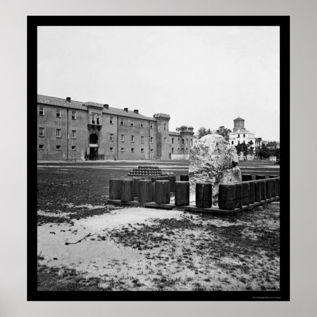 The Citadel in Charleston, SC 1865 Poster (Vorne)