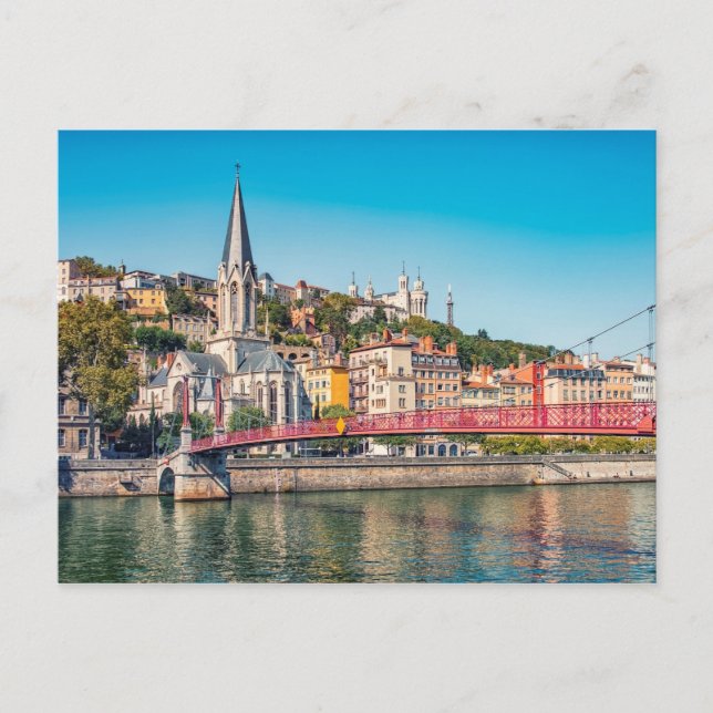 The City of Lyon Postkarte (Vorderseite)