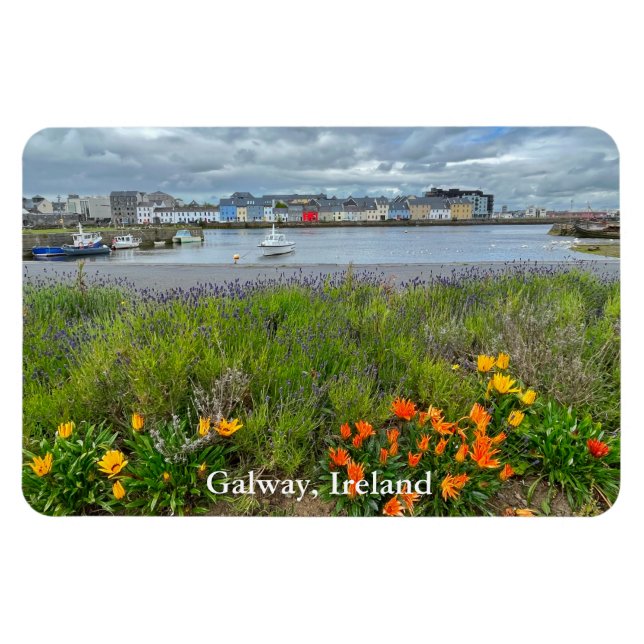 The Claddagh (Galway Bay) in Galway, Irland Magnet (Horizontal)