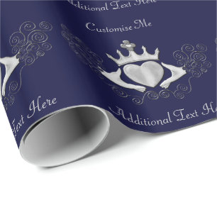 The Claddagh (Silver) Geschenkpapier