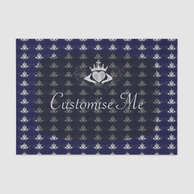 The Claddagh (Silver) Seidenpapier (Vorderseite)