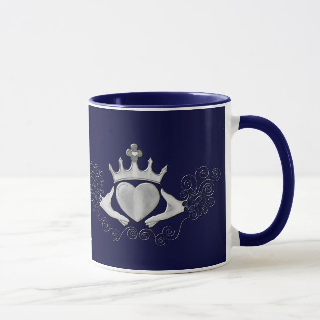 The Claddagh (Silver) Tasse (Rechts)