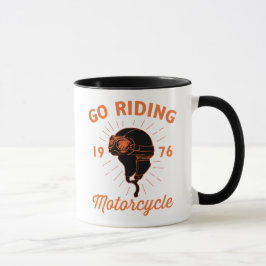 The Classic Motorbike Rider Tasse