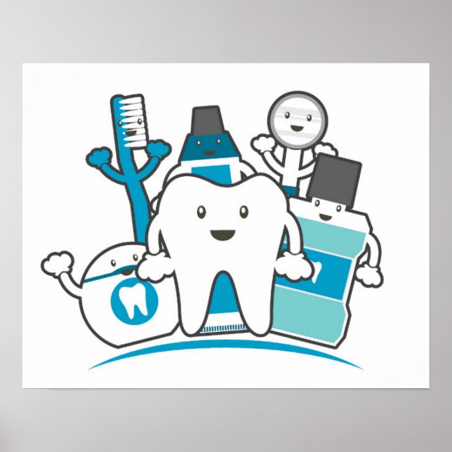 The Clean Teeth Gang Poster (Vorne)