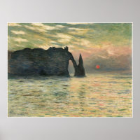 The Cliff at Etretat, 1883