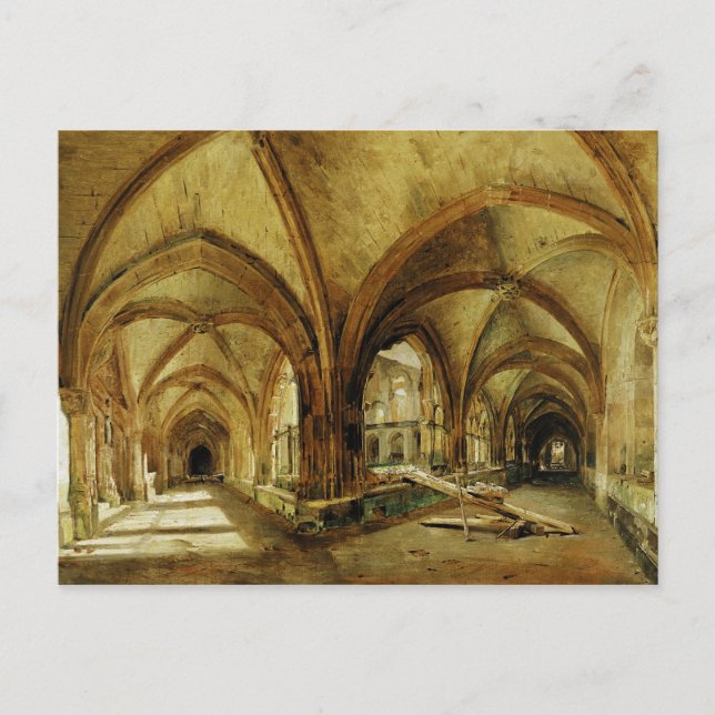 The Cloisters of St. Wandrille, c.1825-30 Postkarte (Vorderseite)