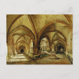 The Cloisters of St. Wandrille, c.1825-30 Postkarte
