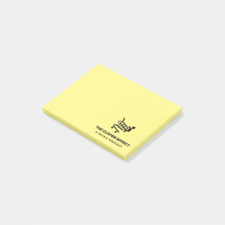 The Clopen Effect - Black Logo Post-it Notes Klebezettel
