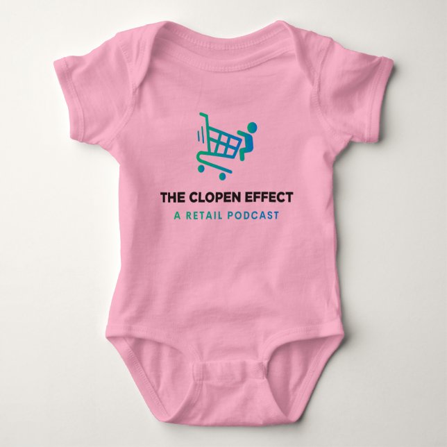 The Clopen Effect Podcast - Baby One Piece Baby Strampler (Vorderseite)