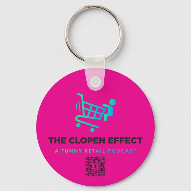The Clopen Effect Schlüsselanhänger (Vorderseite)