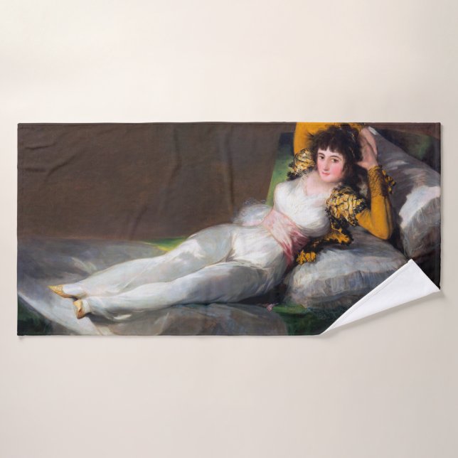 The Clothed Maja, Francisco Goya, 1798-1803 Badehandtuch (Badehandtuch)