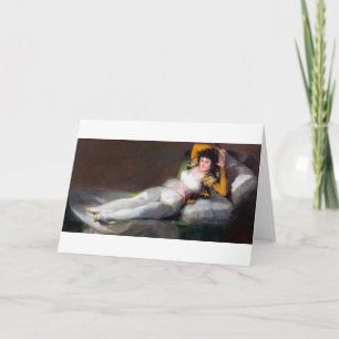 The Clothed Maja, Francisco Goya, 1798-1803 Karte