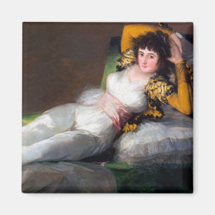 The Clothed Maja, Francisco Goya, 1798-1803 Magnet