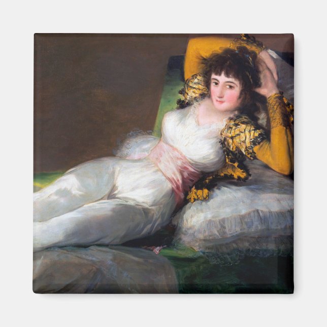 The Clothed Maja, Francisco Goya, 1798-1803 Magnet (Vorne)