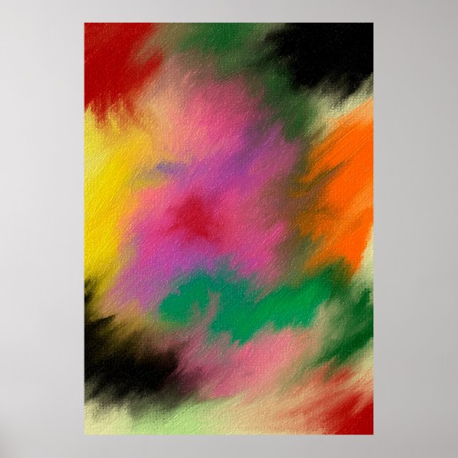 The clown in the rain poster (Vorne)