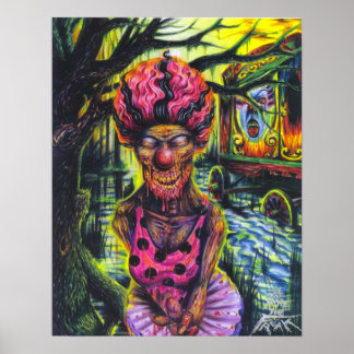 The clown - print poster