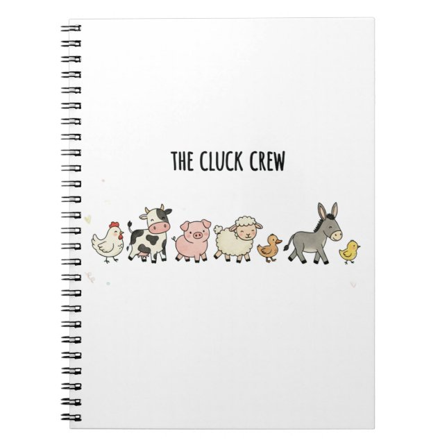 "The Cluck Crew" Notizblock (Vorderseite)
