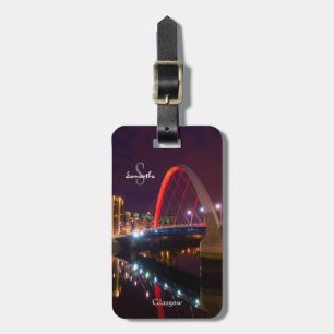 The Clyde Arc, Glasgow, Scotland Luggage tag Gepäckanhänger