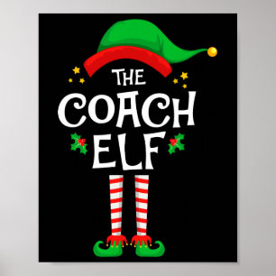 The Coach Elf Christmas Family Matching Group Poster