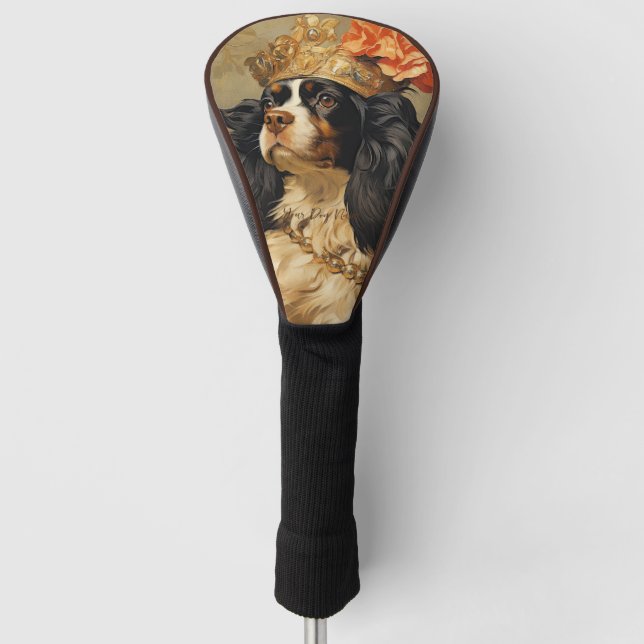 The Cocker Spaniel Dog 003 - Odessa Leyendecker Golf Headcover (Vorderseite)