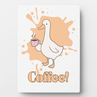 The Coffee Duck Fotoplatte