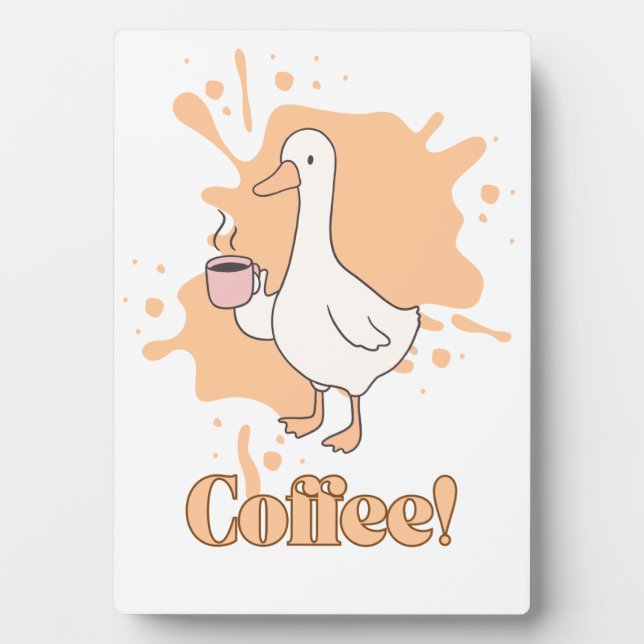 The Coffee Duck Fotoplatte (Vorderseite)
