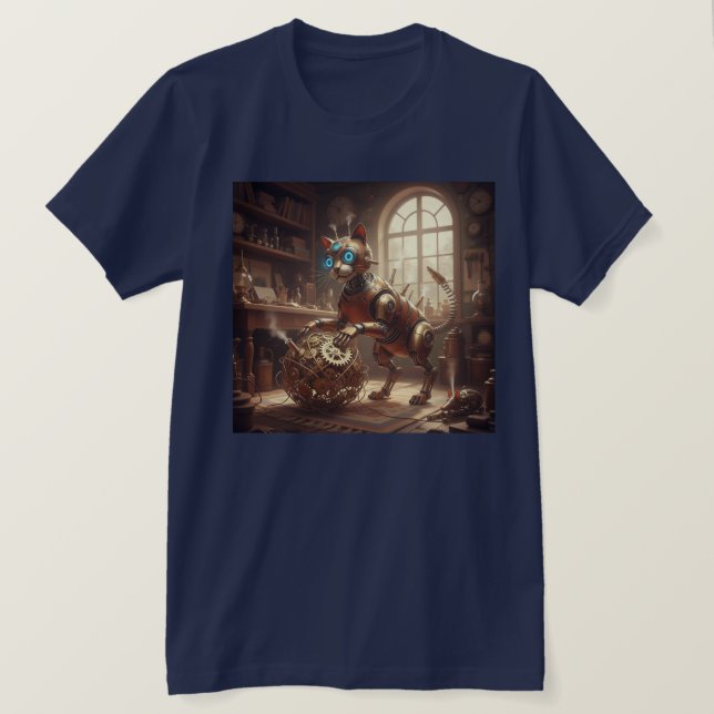 The Cogsworth Kitty T-Shirt (Design vorne)