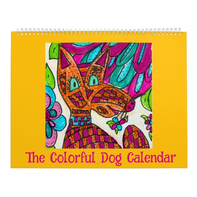 The Colorful Dog Calendar Kalender (Titelbild)