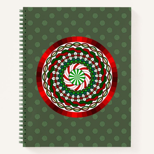The Colors of Christmas Spiral Notebook Notizbuch (Vorderseite)