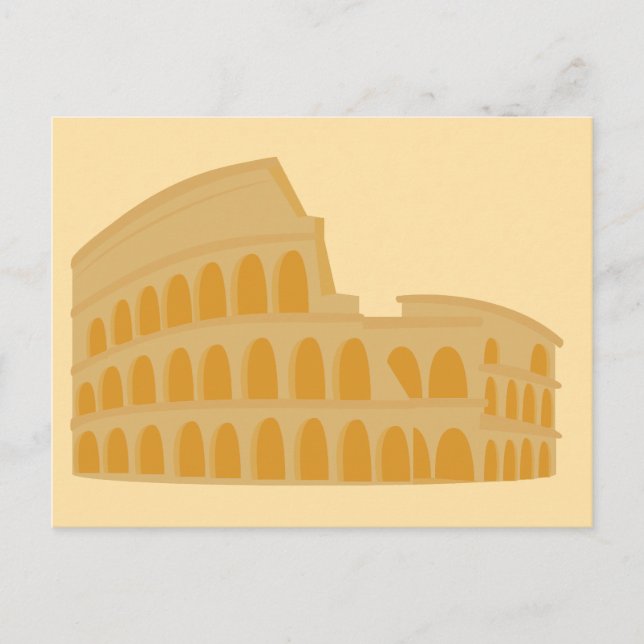 The Colosseum from Italy Postkarte (Vorderseite)
