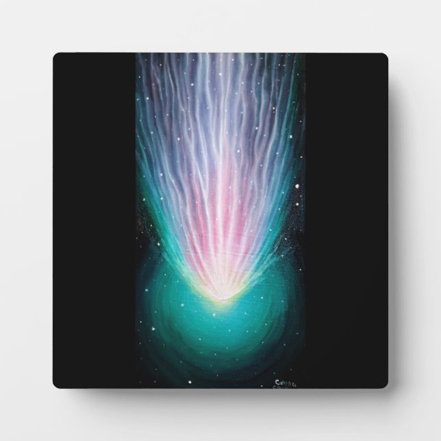 The Comet Leonard Fotoplatte (Vorderseite)