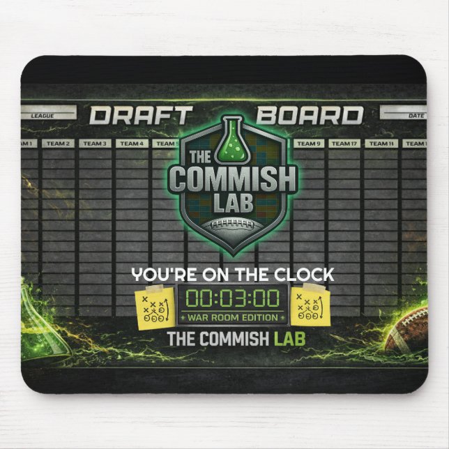 The Commish Lab Mouse Pad Mousepad (Vorne)