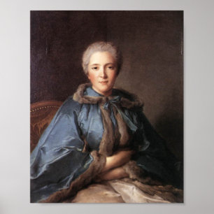 The Comtesse de Tillières Jean-Marc Nattier Poster