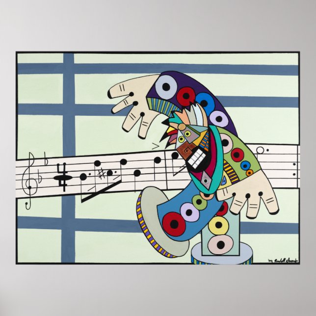 "The Conductor" von Ruchell Alexander Poster (Vorne)