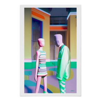 The Conversation - Ken Gage Art Poster